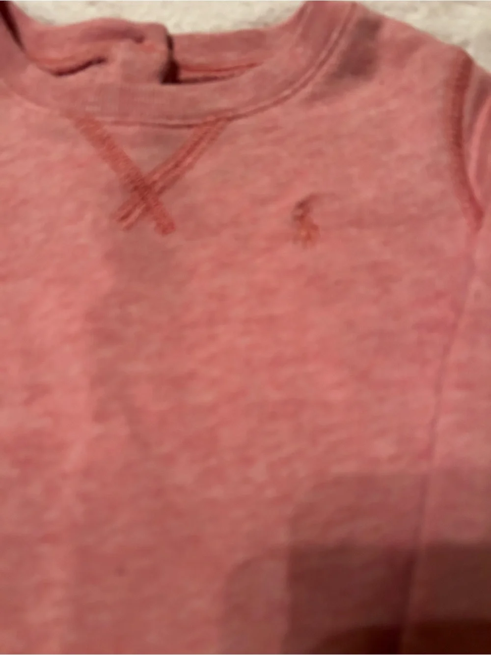 On Hold Ralph Lauren Girls Pink Sweatshirt Dress